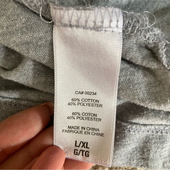 FREE W/ Bundle Graphic Coffee Champagne Cotton Blend Sleep T Shirt Size L/XL - Picture 3 of 3